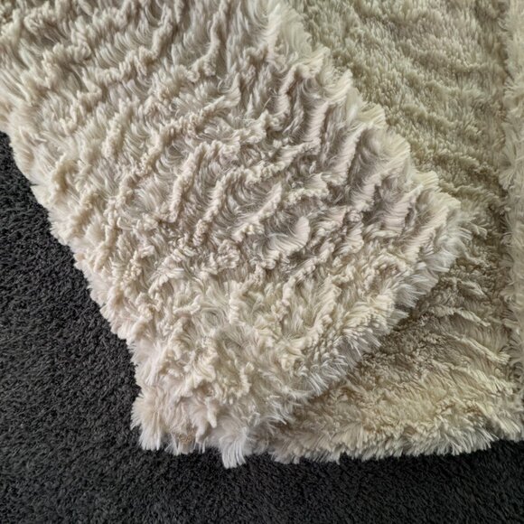 Patagonia Womens Jacket Adult Full Zip Snap Ivory Small Fuzzy Soft Lined Warm - Picture 9 of 16